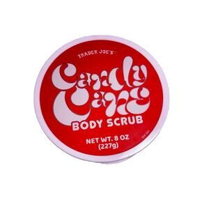 TRADER JOE'S Candy Cane Body Scrub 8oz LIMITED Edition Seasonal Holiday 2024